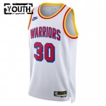 Maillot NBA Golden State Warriors Stephen Curry Nike 2024-25 Classic Edition Blanc Swingman - Enfant